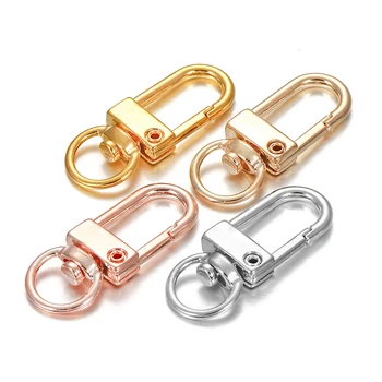 10pcs/lot Alloy Rotatable Lobster Clasp Dog Key Chains Buckle Bag Hook Keychain Connectors For DIY Jewelry Making Findings
10pcs/lot Alloy Rotatable Lobster Clasp Dog Key Chains Buckle Bag Hook Keychain Connectors For DIY Jewelry Making Findings