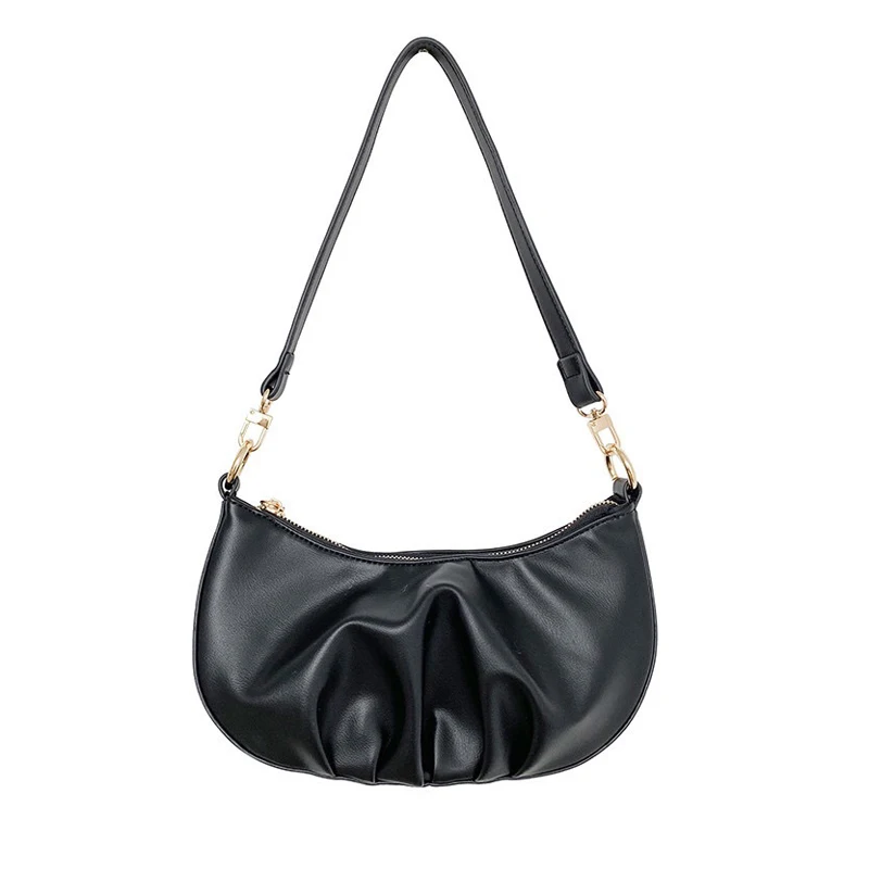 Solid Color New Plicated Women Hobos Handbags Korean Style Small Ladies Shoulder Bag PU Leather Female Crossbody Bag Whole Sale
Solid Color New Plicated Women Hobos Handbags Korean Style Small Ladies Shoulder Bag PU Leather Female Crossbody Bag Whole Sale