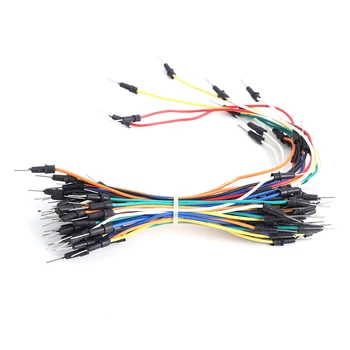 65pcs Breadboard Cable Breadboard Connection Line Breadboard Special Patch Cord Jumper Experimental Line Test Line Tie-Up
65pcs Breadboard Cable Breadboard Connection Line Breadboard Special Patch Cord Jumper Experimental Line Test Line Tie-Up