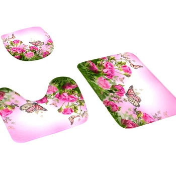 Easy Clean Rose Butterfly Bath Mat Shower Curtain Set Home Decor For Family Polyester Soft Hotel Floral Waterproof Rugs Gift
Easy Clean Rose Butterfly Bath Mat Shower Curtain Set Home Decor For Family Polyester Soft Hotel Floral Waterproof Rugs Gift