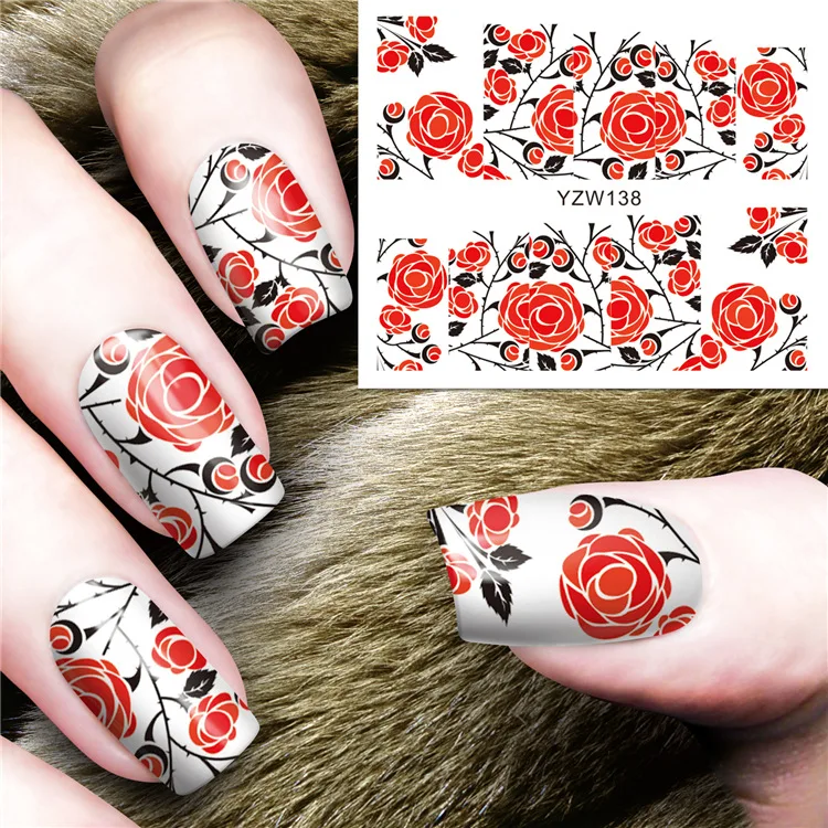 1 Sheet Lovely Flower Disign Water Decal DIY Multicolored Sticker For Nail Pattern Painting Wrap Paper Foil Tip Tattoo Manicure
1 Sheet Lovely Flower Disign Water Decal DIY Multicolored Sticker For Nail Pattern Painting Wrap Paper Foil Tip Tattoo Manicure