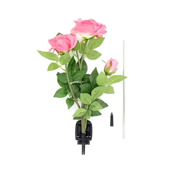 Solar Powered Led Decorative Rose Stake Solar 3-Head Rose Decoration Light Color Changing Rose Light
Solar Powered Led Decorative Rose Stake Solar 3-Head Rose Decoration Light Color Changing Rose Light