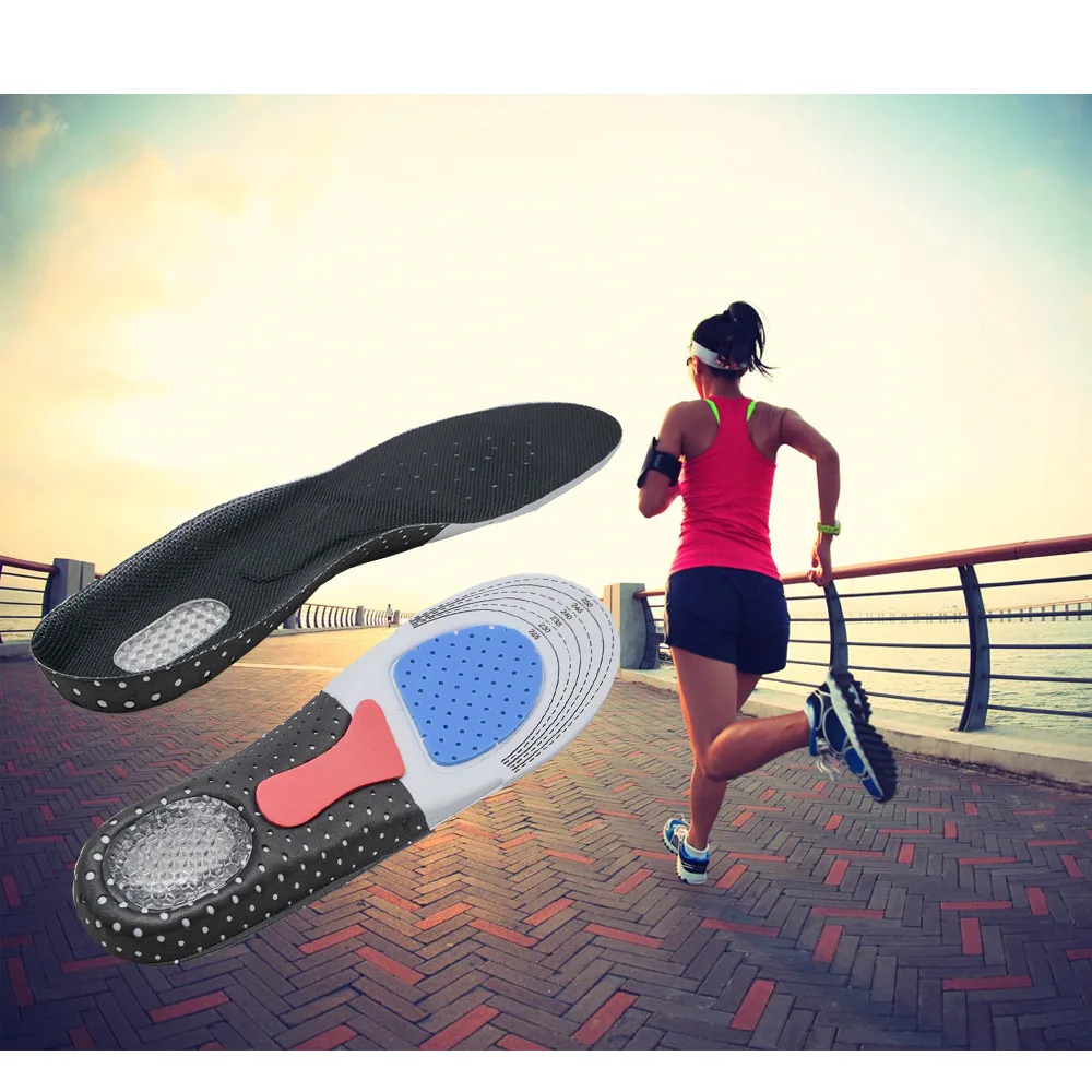 Wholesale Sport Running Silicone Gel Insoles Feet Man Women Shoes Sole Orthopedic Pad Massaging Shock Absorption Arch Support
Wholesale Sport Running Silicone Gel Insoles Feet Man Women Shoes Sole Orthopedic Pad Massaging Shock Absorption Arch Support