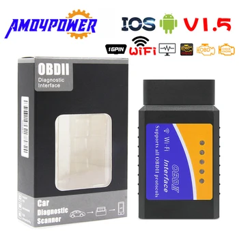 WiFi OBD2 Scanner Scan Code Reader Adapter Improved Version Car Check Engine Light Diagnostic Tool iOS & Android Work App
WiFi OBD2 Scanner Scan Code Reader Adapter Improved Version Car Check Engine Light Diagnostic Tool iOS & Android Work App