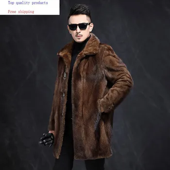 Men's Natural Mink Fur Jackets Winter Real Fur Coat Men Long Luxury Jacket Brown Mens Mink Coat 2020 3815 KJ2717
Men's Natural Mink Fur Jackets Winter Real Fur Coat Men Long Luxury Jacket Brown Mens Mink Coat 2020 3815 KJ2717