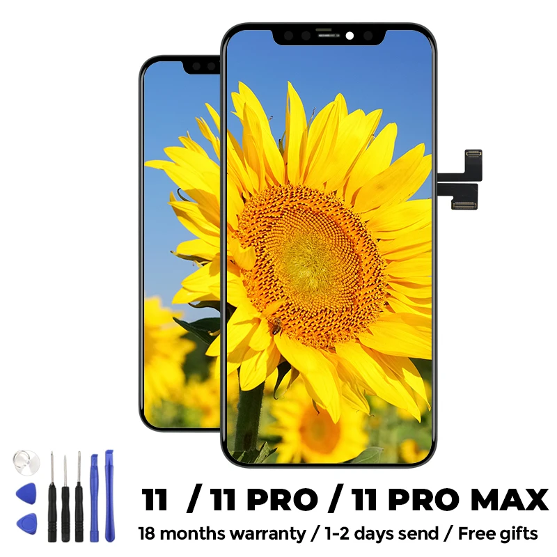 For iPhone 11 Pro Max LCD Screen Replacement With Touch Screen Digitizer Assembly For iPhone11 11 Pro LCD Without Dead Pixel
For iPhone 11 Pro Max LCD Screen Replacement With Touch Screen Digitizer Assembly For iPhone11 11 Pro LCD Without Dead Pixel