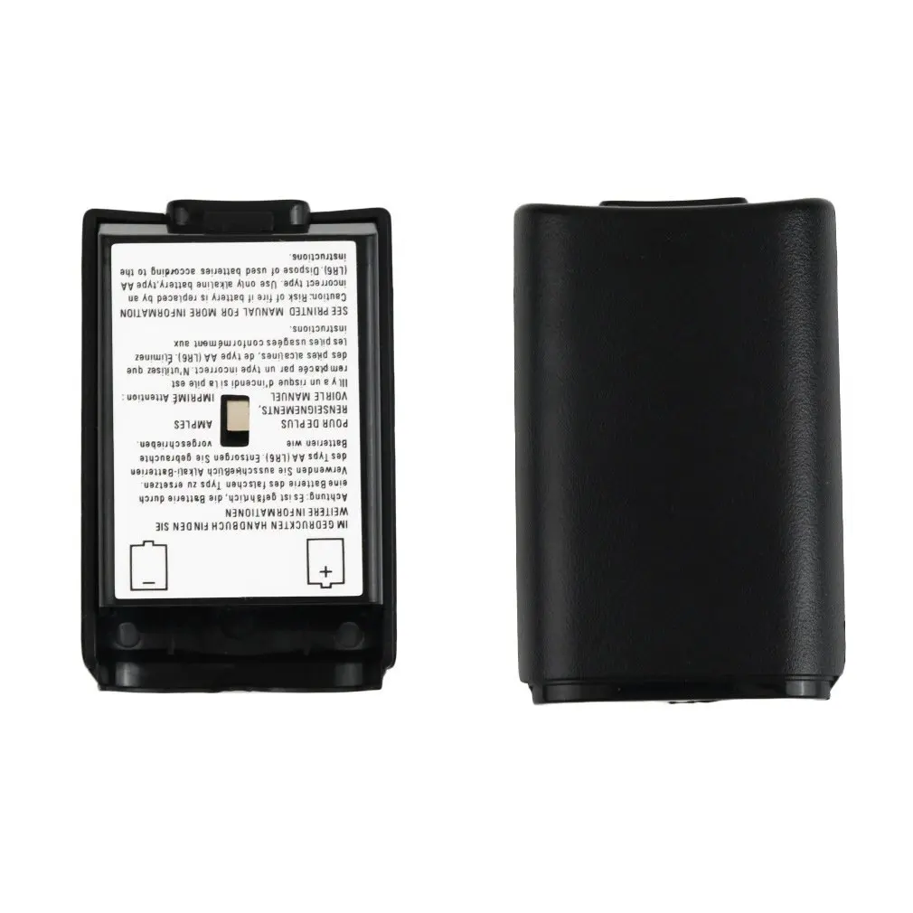 Battery Pack Cover Shell Shield Case Kit for Xbox 360 Wireless Controller High Quality Black Battery Cover Shell
Battery Pack Cover Shell Shield Case Kit for Xbox 360 Wireless Controller High Quality Black Battery Cover Shell