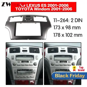 Car DVD Player frame For LEXUS ES 2001-2006 / TOYOTA Windom 2001-2006 2DIN Grey RHD Auto Radio Multimedia NAVI fascia
Car DVD Player frame For LEXUS ES 2001-2006 / TOYOTA Windom 2001-2006 2DIN Grey RHD Auto Radio Multimedia NAVI fascia