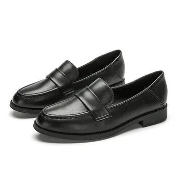 2020 Spring New Model Single Shoes All-match Japanese-Style Retro Soft Leather Loafers Double Purpose Shoes Female England
2020 Spring New Model Single Shoes All-match Japanese-Style Retro Soft Leather Loafers Double Purpose Shoes Female England