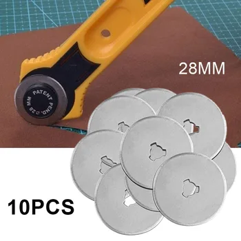 10pcs 28mm Circular Cutting Rotary Cutter Refill Blades Sewing Quilting Tool For Home Rotary Cutter Refill Craft Sewing Quilting
10pcs 28mm Circular Cutting Rotary Cutter Refill Blades Sewing Quilting Tool For Home Rotary Cutter Refill Craft Sewing Quilting