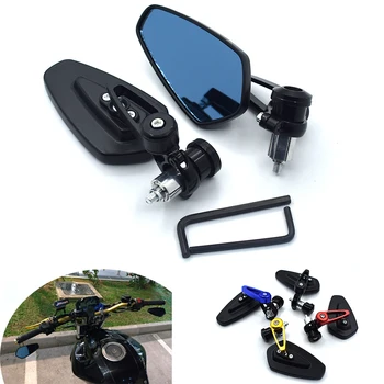Universal 7/8 "22mm CNC aluminum motorcycle handlebar rearview mirror For Yamaha FZR400RR FZR600 FZR600R FZR750R FZR1000 MT-09