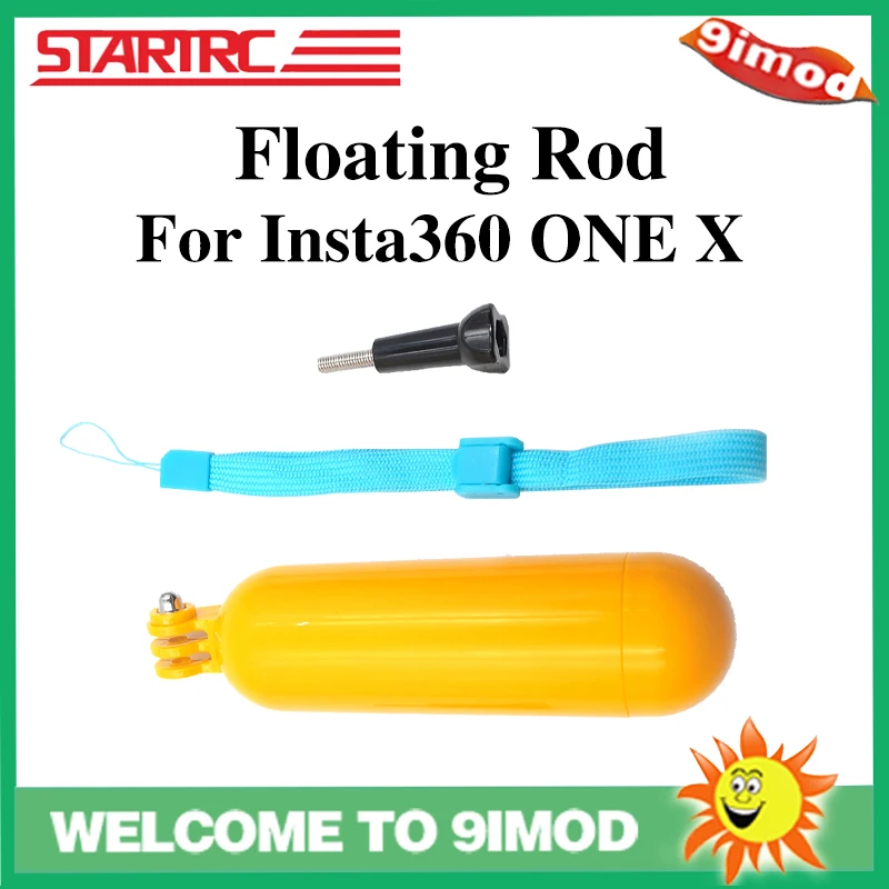 STARTRC Selfie Stick Buoyancy Rod Floating Self-timer Pole For Insta360 ONE X/OSMO Action Camera/Gopro Hero7/6/5/4 Small Ant | Игрушки и