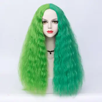 CosplayMix 75CM Cosplay Synthetic Wig for Afro Long Kinky Curly Ombre Green Hair Heat Resistant Big Haired Rose Net+Cap
CosplayMix 75CM Cosplay Synthetic Wig for Afro Long Kinky Curly Ombre Green Hair Heat Resistant Big Haired Rose Net+Cap