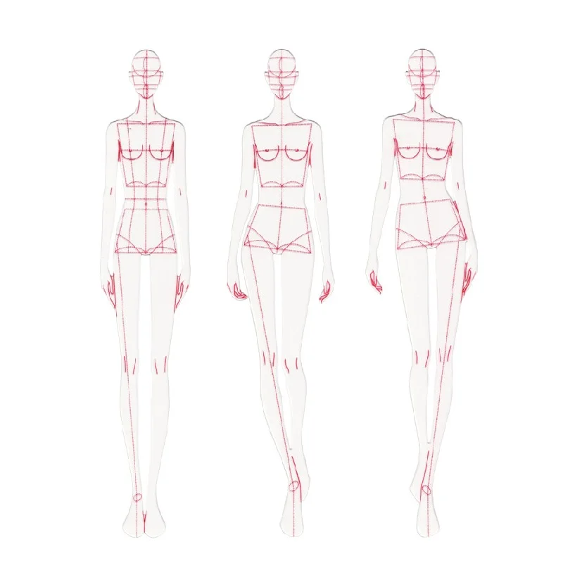 Fashion Ruler Fashion Line Drawing Human Dynamic Template for Cloth Rendering
Fashion Ruler Fashion Line Drawing Human Dynamic Template for Cloth Rendering
