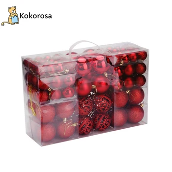 Kokorosa 100 Pieces Christmas Ball Ornaments Xmas Tree Ball Bauble Hanging Home Party Ornament Decor Solid Box wholesale
Kokorosa 100 Pieces Christmas Ball Ornaments Xmas Tree Ball Bauble Hanging Home Party Ornament Decor Solid Box wholesale
