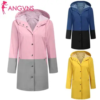 Meaneor Women Hooded Long Sleeve Contrast Spring, Autumn, Winter Color Color, Pocket Casual Rain Jacket
Meaneor Women Hooded Long Sleeve Contrast Spring, Autumn, Winter Color Color, Pocket Casual Rain Jacket