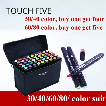 TouchFIVE 30/40/60/80/168 Color Art Markers Set Dual Headed Artist Sketch Oily Alcohol based markers For School Animation Manga
TouchFIVE 30/40/60/80/168 Color Art Markers Set Dual Headed Artist Sketch Oily Alcohol based markers For School Animation Manga