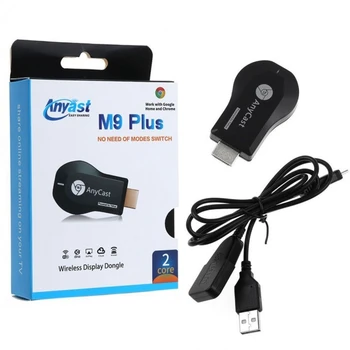 Anycast M9 Plus Fast Wireless TV Mirroring Miracast Airplay Wifi Display Dongle Receiver DLNA
Anycast M9 Plus Fast Wireless TV Mirroring Miracast Airplay Wifi Display Dongle Receiver DLNA