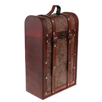 MagiDeal Vintage Antique Wooden Wine Box Wedding Wine Gift Box- 2 Bottle Standard Wine Bottle Single Wine Box Wine Gift Box
MagiDeal Vintage Antique Wooden Wine Box Wedding Wine Gift Box- 2 Bottle Standard Wine Bottle Single Wine Box Wine Gift Box