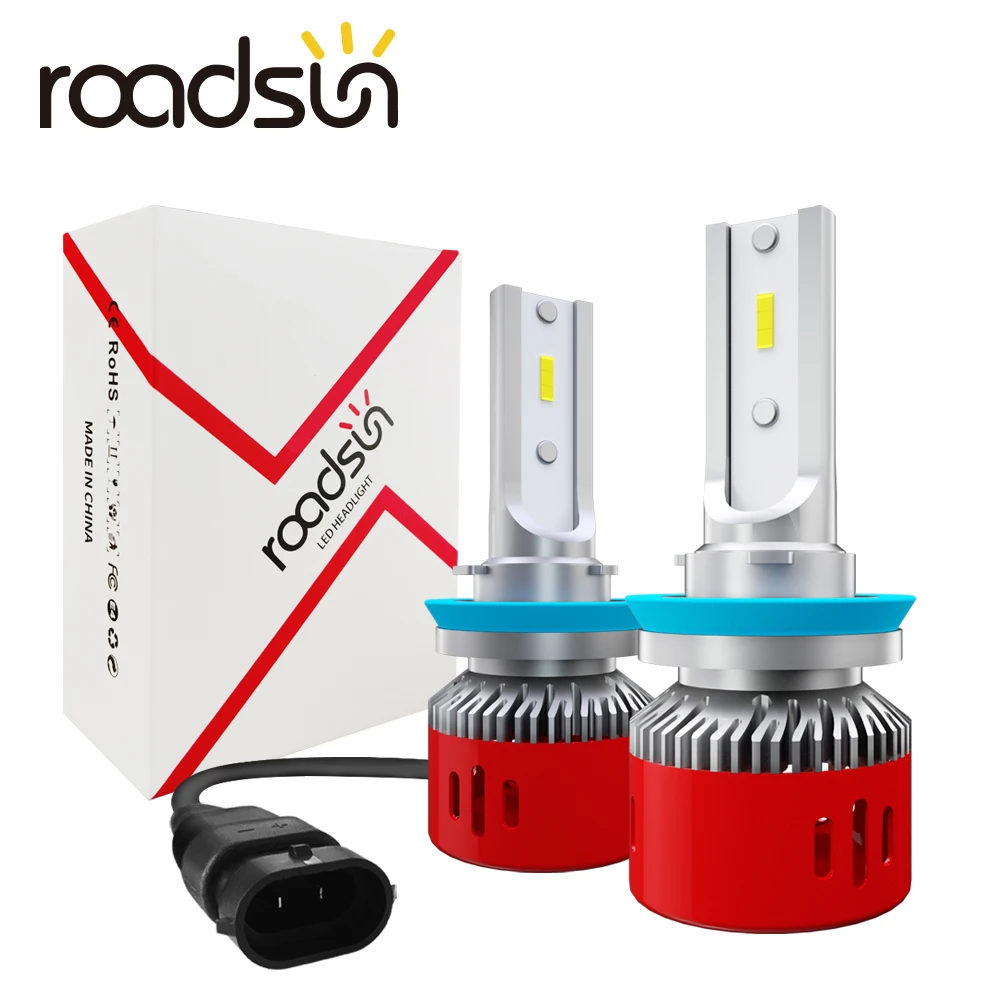 2pieces Super bright Bulbs H8/H9/H11 60W 6000LM/Set Car led Headlight 9V to 36V Automobiles Front Bulb 6000K Car headlights
2pieces Super bright Bulbs H8/H9/H11 60W 6000LM/Set Car led Headlight 9V to 36V Automobiles Front Bulb 6000K Car headlights