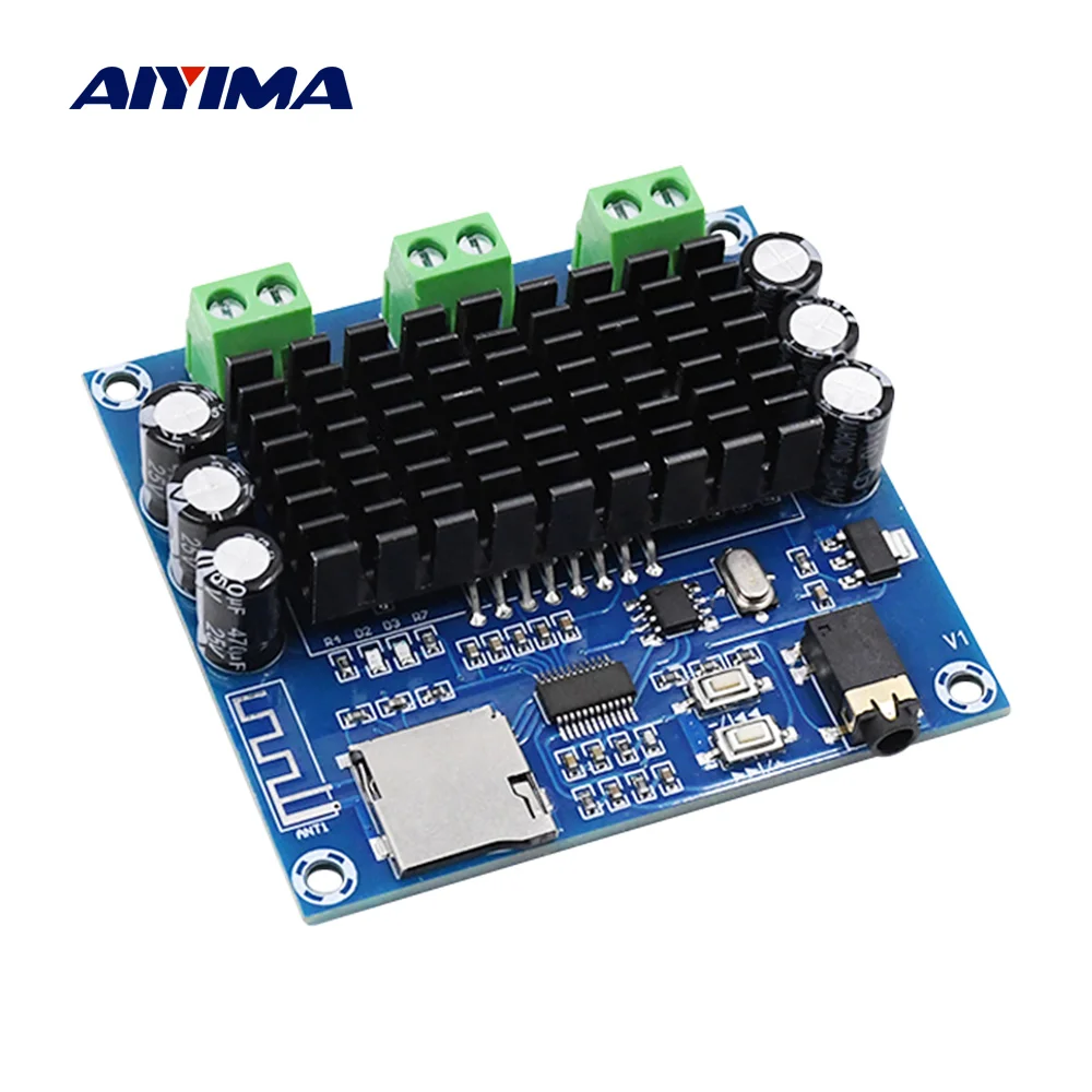 Плата усилителя AIYIMA Bluetooth 5 0 15Wx2 TDA7297 Цифровые усилители мощности стереоусилитель