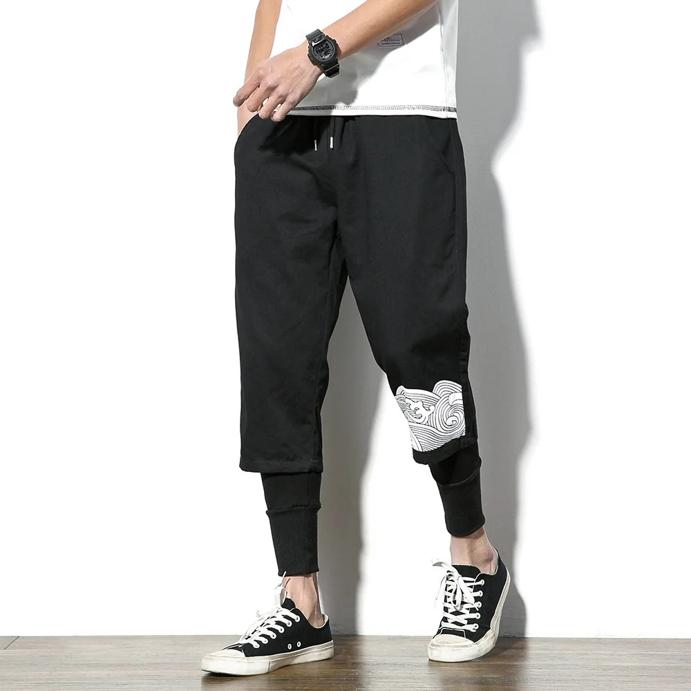 MEN'S WEAR 2018 Spring Summer Men's Japanese-style-Style Versatile Fake Two-Piece Casual Pants Loose-Fit Harem Skinny Pants
MEN'S WEAR 2018 Spring Summer Men's Japanese-style-Style Versatile Fake Two-Piece Casual Pants Loose-Fit Harem Skinny Pants