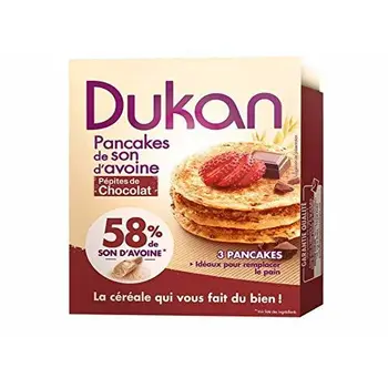 Dukan Pancakes de son d'avoine aux pépites de chocolat - Le paquet de 210g
Dukan Pancakes de son d'avoine aux pépites de chocolat - Le paquet de 210g