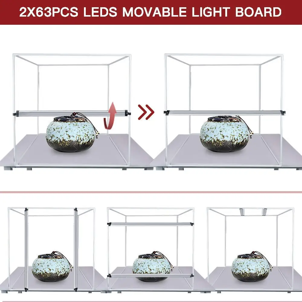 M80 LED Lightbox 80*80*80cm Portable Photo Studio Light Tent Folding Photo Box 32 inch Softbox for Product Photography Toy Shoot M80 LED Lightbox 80*80*80cm Portable Photo Studio Light Tent Folding Photo Box 32 inch Softbox for Product Photography Toy Shoot