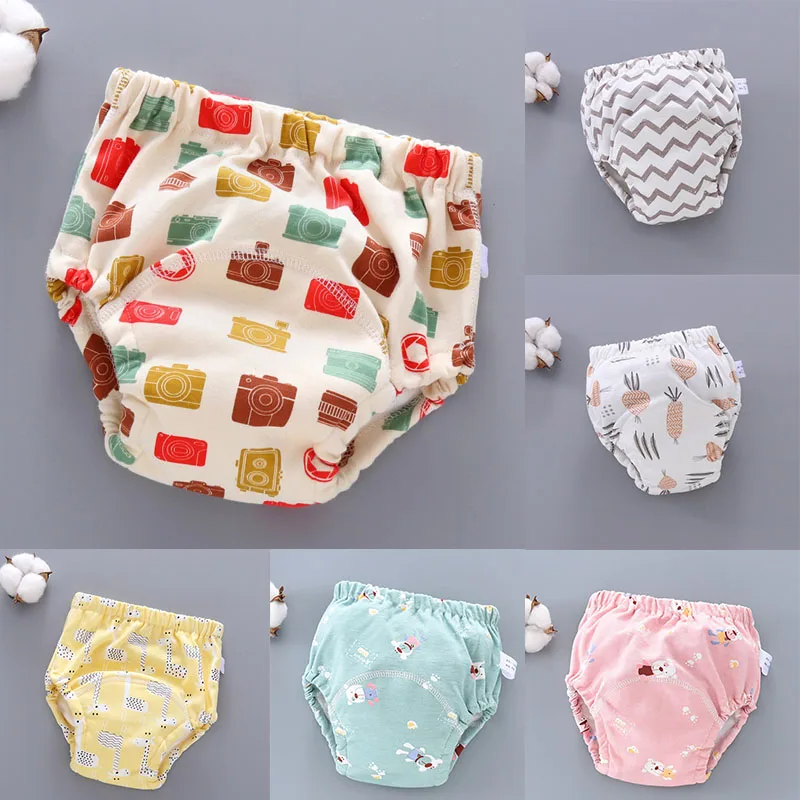 6 Layers Elastic Baby Nappie Cartoon Pattern Cotton Breathable Infant Diaper Baby Training Pant Reusable Waterproof Cloth 12-24M
6 Layers Elastic Baby Nappie Cartoon Pattern Cotton Breathable Infant Diaper Baby Training Pant Reusable Waterproof Cloth 12-24M