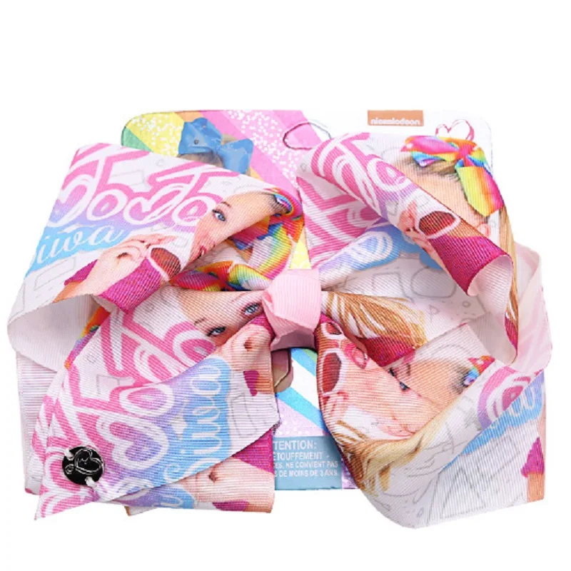 8" Jojo Bows with Clip Unicorn Letter Pattern Print Hair Bows with Clips Colorful Hairpins Hair Accessories for Girls
8" Jojo Bows with Clip Unicorn Letter Pattern Print Hair Bows with Clips Colorful Hairpins Hair Accessories for Girls