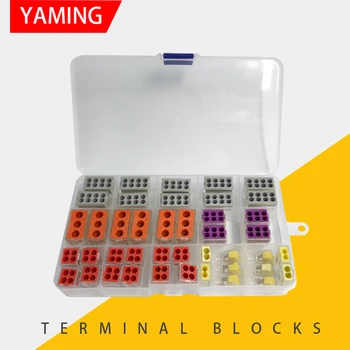 42pcs Terminal Block Box Wire Connector PCT-102 103 104 106 108 Transparent 2/3/4/6/8 Pins Universal Compact Cage Plug In
42pcs Terminal Block Box Wire Connector PCT-102 103 104 106 108 Transparent 2/3/4/6/8 Pins Universal Compact Cage Plug In