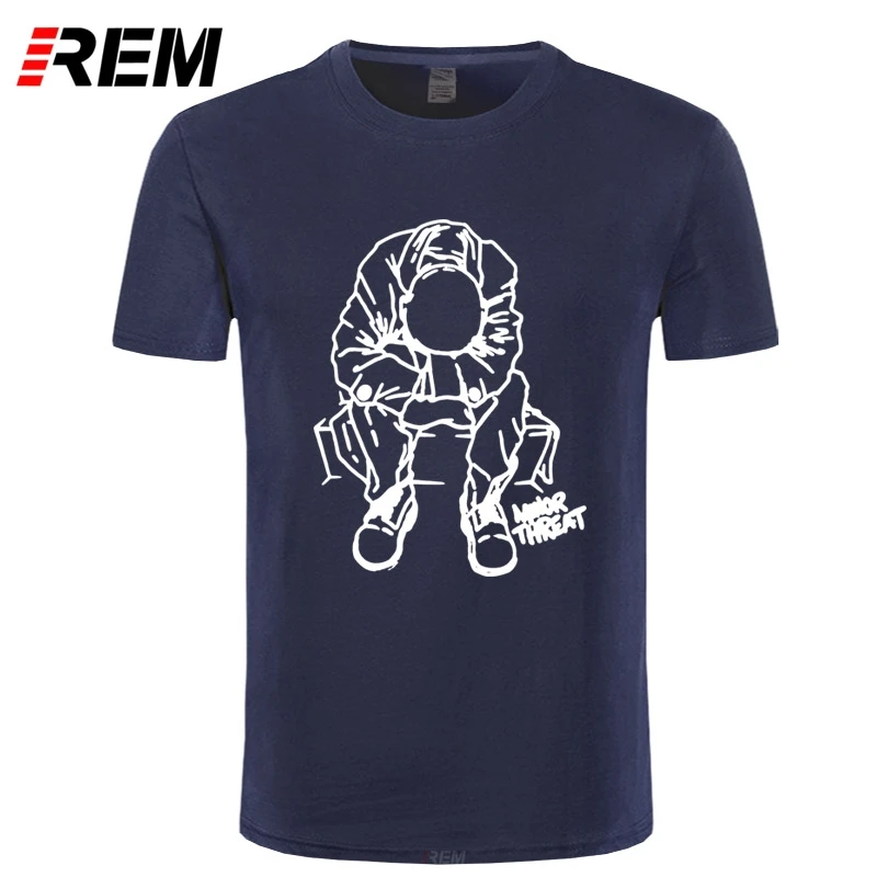 Новейшая футболка REM с надписью новинка топы гилдан забавная Мужская круглым