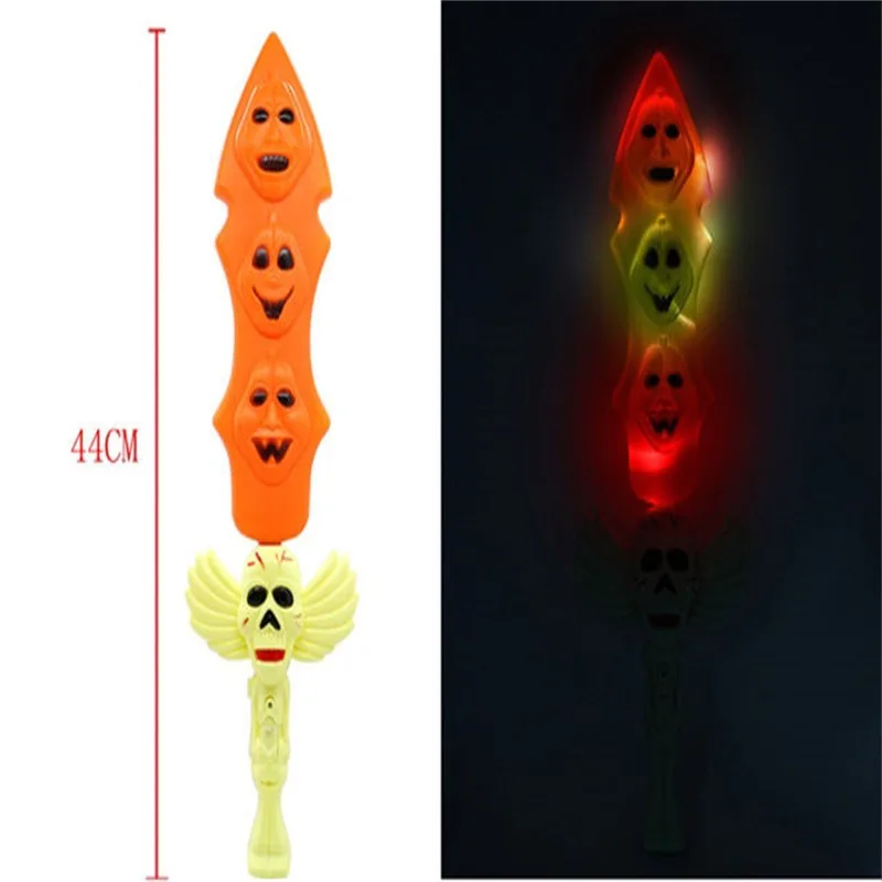 LED Shining Sword Glowing Toy Halloween Skull Necklace Ghost Called Flashing Light Pumpkin Sword Creative CHILDREN'S Toy
LED Shining Sword Glowing Toy Halloween Skull Necklace Ghost Called Flashing Light Pumpkin Sword Creative CHILDREN'S Toy