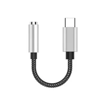 Type-C to 3.5mm AUX Headphone Jack Cable HiFi DAC Audio Adapter for OnePlus 6T 
Type-C to 3.5mm AUX Headphone Jack Cable HiFi DAC Audio Adapter for OnePlus 6T