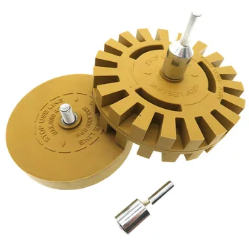 Car Decal Remover Wheel Set - Compatible with Any Drill - Pinstripe Sticker Eraser for Your Truck, Boat, Aircraft - Adhesive Rem 
Car Decal Remover Wheel Set - Compatible with Any Drill - Pinstripe Sticker Eraser for Your Truck, Boat, Aircraft - Adhesive Rem