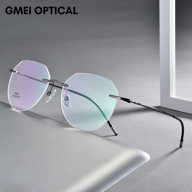 Ultralight Titanium Alloy Rimless Men Glasses Frame Square Eyeglasses Myopia Prescription Frames For Women Optical Eye Glass
Ultralight Titanium Alloy Rimless Men Glasses Frame Square Eyeglasses Myopia Prescription Frames For Women Optical Eye Glass