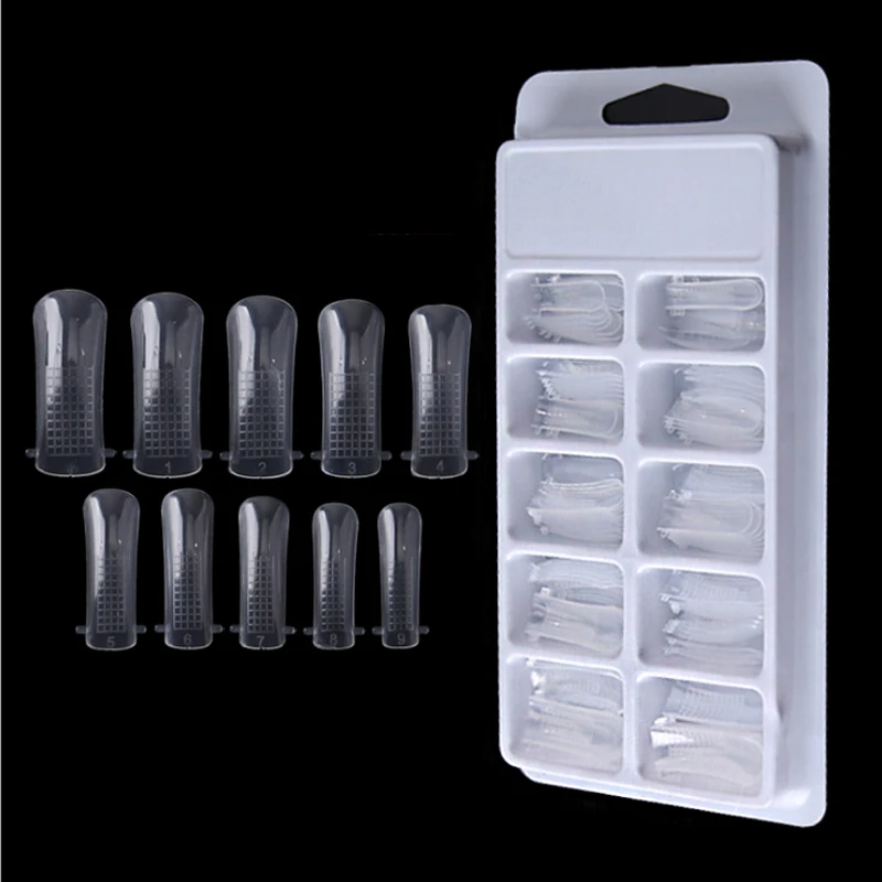 100 Pcs/box Clear Nail Forms Acrylic False Nails Building Mold Tips Nail Dual Forms Finger Extension Nail Tips Clip DIY Manicure
100 Pcs/box Clear Nail Forms Acrylic False Nails Building Mold Tips Nail Dual Forms Finger Extension Nail Tips Clip DIY Manicure