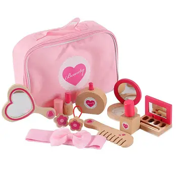Kids Makeup Toy Wooden Cosmetic Toys Portable Cosmetic Toy Set Girl Toy Cosmetic Bag Safety Non-toxic Makeup Kit Play House Toy
Kids Makeup Toy Wooden Cosmetic Toys Portable Cosmetic Toy Set Girl Toy Cosmetic Bag Safety Non-toxic Makeup Kit Play House Toy