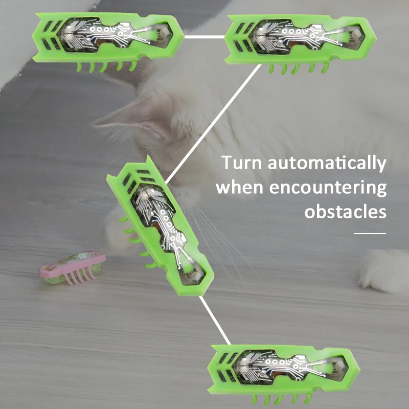 Funny Cat Escaping Obstacles Automatically Mouse Ladybug Electric Pet Toy Insect Automatically Turn Over Intelligence Trainnig
Funny Cat Escaping Obstacles Automatically Mouse Ladybug Electric Pet Toy Insect Automatically Turn Over Intelligence Trainnig