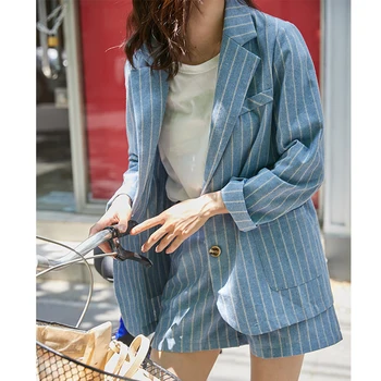 New Korean loose casual cotton linen suit jacket fashion shorts suit
New Korean loose casual cotton linen suit jacket fashion shorts suit