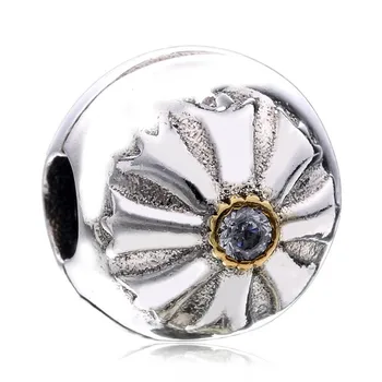 New 925 Sterling Silver Bead Charm Gold Color Solaris Friendship Daisy Flower Clip Lock Beads Fit Bracelet Diy Jewelry
New 925 Sterling Silver Bead Charm Gold Color Solaris Friendship Daisy Flower Clip Lock Beads Fit Bracelet Diy Jewelry
