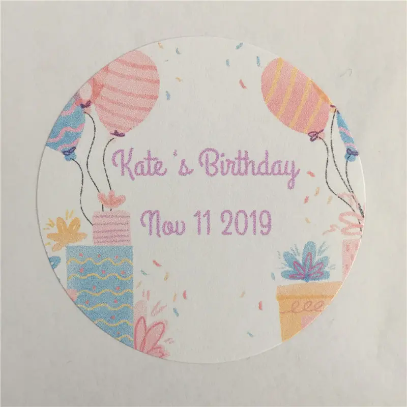 100 Pieces Custom Birthday Sticker Personalized Gift Adheive Seals Decoration Round Labels
100 Pieces Custom Birthday Sticker Personalized Gift Adheive Seals Decoration Round Labels