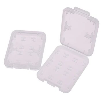 2Pcs 8 in 1 Transparent Hard Micro SD SDHC TF MS Memory Card Storage Box Protector Holder Hard Case Memory Card Storage Box
2Pcs 8 in 1 Transparent Hard Micro SD SDHC TF MS Memory Card Storage Box Protector Holder Hard Case Memory Card Storage Box