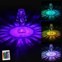 Crystal Table Lamp 16 RGB Color Changing Bedside Lamp Cordless USB Powered Touch Diamond Lamps Night Light Christmas Gift for Gi 
Crystal Table Lamp 16 RGB Color Changing Bedside Lamp Cordless USB Powered Touch Diamond Lamps Night Light Christmas Gift for Gi