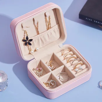Fashion Storage Box Jewelry Box Three-layer Double-layer Waterproof PU Round Square Portable Jewelry Storage Accessories
Fashion Storage Box Jewelry Box Three-layer Double-layer Waterproof PU Round Square Portable Jewelry Storage Accessories