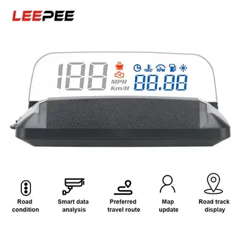 Auto HUD OBD2 Car Speed Projector KMH MPH Speedometer Head Up display Car Detector Oil Consumption L3 Mirror HUD Car Styling
Auto HUD OBD2 Car Speed Projector KMH MPH Speedometer Head Up display Car Detector Oil Consumption L3 Mirror HUD Car Styling
