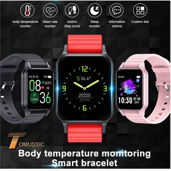 IP67 Waterproof Smart Bracelet T96 Sport Wristwatch Heart Rate Sleep Body Temperature Monitor Call Message Push Fitness Tracker
IP67 Waterproof Smart Bracelet T96 Sport Wristwatch Heart Rate Sleep Body Temperature Monitor Call Message Push Fitness Tracker