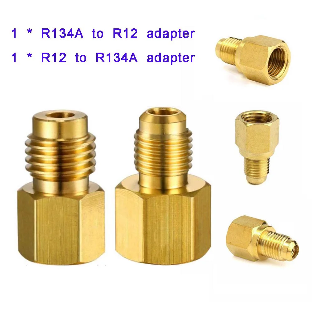 Комплект адаптеров R12-R134a, R134a-R12, 1/4, женский, расклешенный, 1/2 Acme, мужской, автомобильный адаптер кондиционера, предохранительный клапан
Комплект адаптеров R12-R134a, R134a-R12, 1/4, женский, расклешенный, 1/2 Acme, мужской, автомобильный адаптер кондиционера, предохранительный клапан