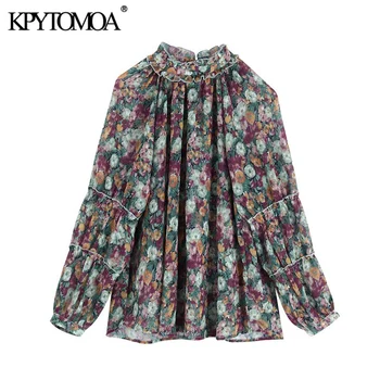Vintage Elegant Floral Print Loose Chiffon Blouses Women 2020 Fashion Long Sleeve See Through Female Shirts Blusas Chic Tops
Vintage Elegant Floral Print Loose Chiffon Blouses Women 2020 Fashion Long Sleeve See Through Female Shirts Blusas Chic Tops