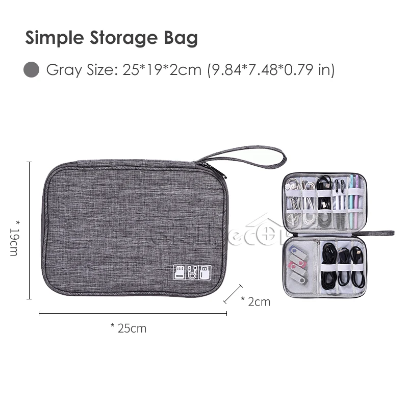 InfiniteGoods】Sale Data Cable Organizer Case Digital Gadgets